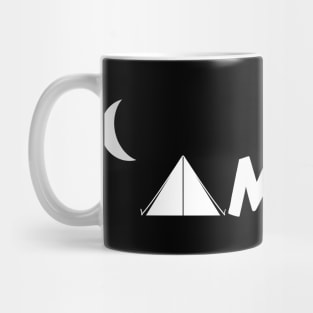 Camping under the moon Mug